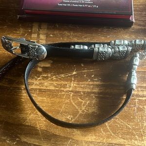 Brighton leather belt. Reversible